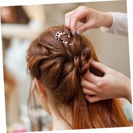 OATIPHO 4Pcs Simple Retro U Shaped Acetate Hairpins Elegant Hair Accessories for Women Durable Lady Barrettes for Chignons Parties Festivals and Everyday Use