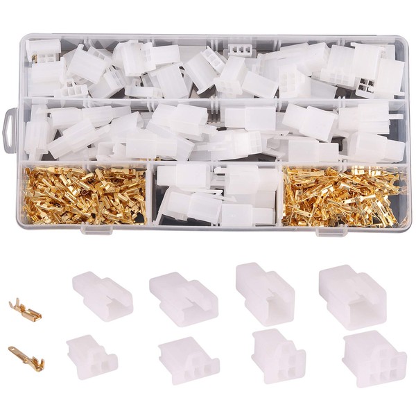 Rantecks ​​480 Pieces 2.8 mm Blade Receptacles Flat Connector Set