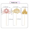 Little Princess Crown Centerpiece Sticks, Princess Theme Party Decorations, Princess