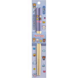 San-X KA30101 Rilakkuma Chopsticks 8.3 inches (21 cm) H 8.3 x W 0.3 inches (210 x 8 mm)