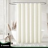 Dynamene Stall Fabric Shower Curtain, 36x72 inch Half Boho Tufted