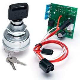 HD Switch AM124137 AM119999 Premium Starter Ignition Switch Module Fits John Deere 325, 335, 345 SN#(0-070000) - OEM Upgrade & Standard Keys