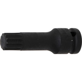 BGS 5184-M18 | Impact Bit Socket | length 78 mm | 12.5 mm (1/2") Drive | Spline (for XZN) | M18