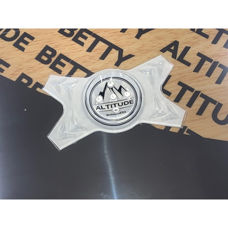 ALTITUDE BOARDWERX Clear X-Shaped Snowboard Stomp PAD
