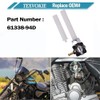 61338-94D Fuel Valve Petcock Switch with Male Thread, Fit for