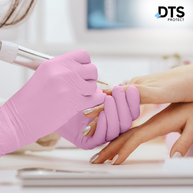 DTS PROTECT Nitrile Gloves - Disposable Box of 100 -