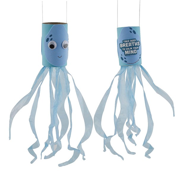 Fun Express Social Emotional Learning Mindful Breathing Octopus Craft Kit
