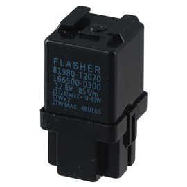 Flasher Relay Turn Signal Replacement Auto Accessory 81980-12070 Black for 4 Runner 1995-2002 for Corolla 1995-1997