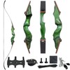 Black Hunter Archery Recurve Bow 60" Right Hand Hunting Takedown