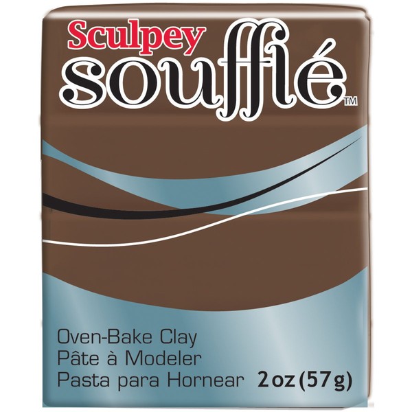 Polyform SU6-6053 Sculpey Souffle Clay, 2-Ounce, Cowboy
