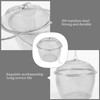 Himrsbuy Extra Large Stainless Steel Twist Lock Mesh Tea Ball