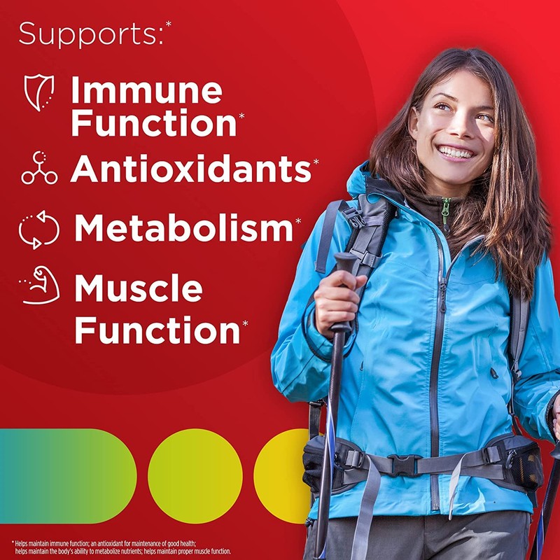 Centrum Adult Forte Essentials Mulitvitamins/Minerals Supplement for Men & Women,