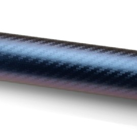 Free Tool Kit EZAUTOWRAP Purple Blue Chameleon Carbon Fiber Car Vinyl Wrap Sticker Decal Sheet with Bubble Free - 60"X120" (5FT X 10FT)