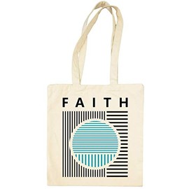 Faith Religion Prayer Off White Shopper Bag, off white