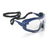 Univet No. 543 543.01.01.11 Safety Glasses with Clear Lens Blue