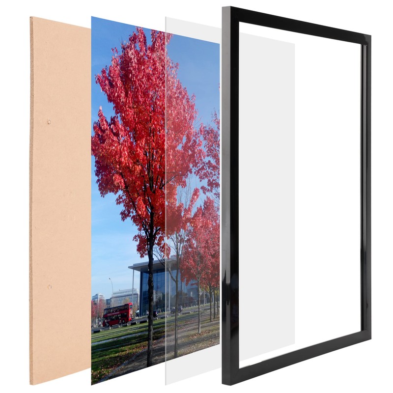 Medog 9x12 Picture Frame for Wall Black, Display Pictures 9x12