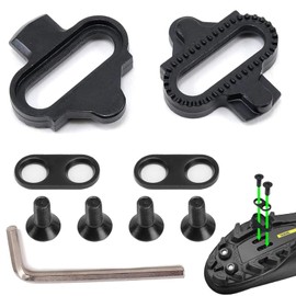 Eroionet SPD Cleats Set SH-51 with Tools & Screws - Bicycle Shoe Plate Set for SPD Cleats - Compatible with MTB, Indoor & Outdoor Cycling - Bicycle Accessories for Men and Women