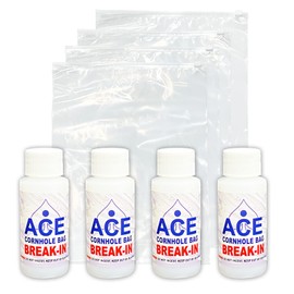 CornholeAce ACE Cornhole Bag - Break-in Kit (4 Bottles)