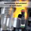Set of 6 Fuel Injectors FJ1095 Compatible with Volvo S60