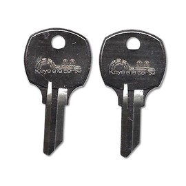 KEYSALACARTE Sentry Safe Replacement Key - Code C034B - Precision-Cut for Fire, Cash, and Lock Box Models - Durable Nickel-Plated Brass - Lost Key Replacement (C1B-C175B)
