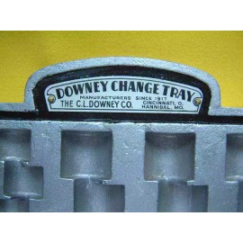 Unbranded VINTAGE 1940'S STEEL STRONG DOWNEY CHANGE TRAY - NEW OLD STOCK