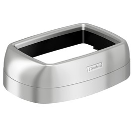 iTouchless Trash Can Lid Elliptical Open Top Models OL13STV and OL16STV Fits 13 and 16 Gallon Garbage Bins