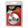 Ner Mitzvah Reusable Metal Candlestick Liners and Drip Guards -