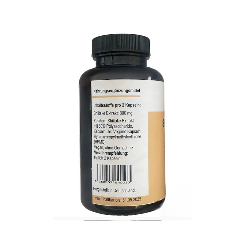 SHIITAKE Extract - 120 Vegan Capsules
