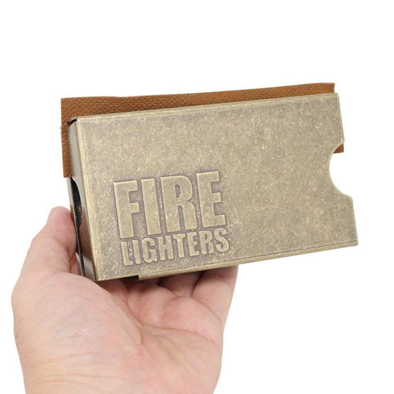 FIRELIGHTERS SLEEVE CASE, Brass Barrel
