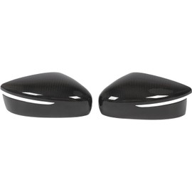 GOTOTOP Cubierta de Espejo Retrovisor de Fibra de Carbono Cubierta de Espejo Retrovisor Lateral de Carbono Seco Tejido de Sarga 3K Brillante Ajuste Protector de Fácil Instalación para Fairlady Z