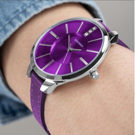 Sekonda Women's Analogue Japanese Quartz Watch with Polyurethane Strap 40708