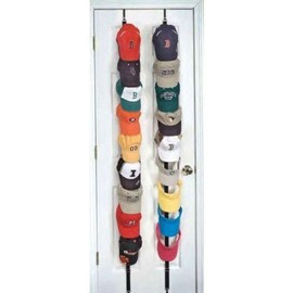 Smile9924 Caprack 18 Baseball Cap Hat Holder Rack Organizer Storage Door Closet Hanger NEW