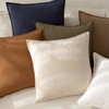 Foindtower Pack of 2, Decorative Linen Soild Throw Pillow Covers