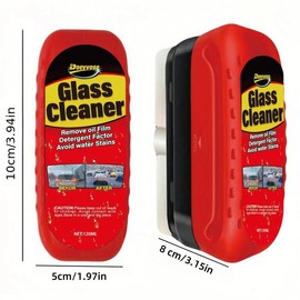 Doeyvose Car Glass Oil Film Cleaning Brush, Car Windshield Oil Film Remover, Rainy Day Anti-fog Cleaning Glass Brush, Universal Car Cleaning Tool