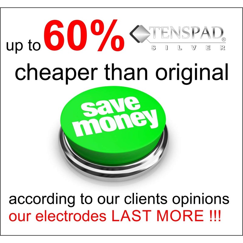 Electrodes 8 x 50 mm with 1 Snap and 4