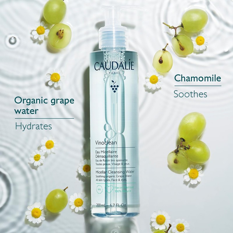 Caudalie Vinoclean Micellar Cleansing Water - 200 mL