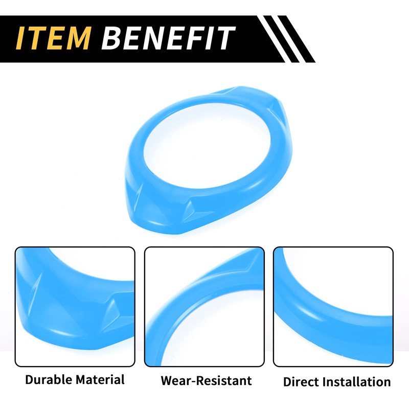 REPAIROCK 2 Pcs A Pillar Speaker Ring Cover Trim for