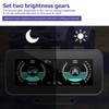 Universal Intelligent Car Inclinometer Tilt Gauge High Resolution HUD Digital