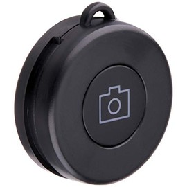 Elecom P-SRBBK Bluetooth Selfie Remote Control, Smartphone Compatible, Black