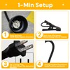 KING SHA Plug-in Clip on Picture Light with Dimmer Timer,