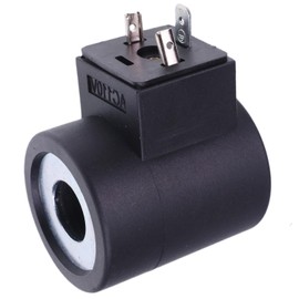 Lesurey Solenoid Valve Coil 6366115 Compatible with Hydraforce 3-Prong DIN AC110V 10 12 16 38 58 Series 5/8 Hole