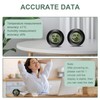 2PCS Mini Digital Room Thermometer, LCD Digital Hygrometer, Temperature and