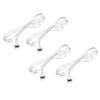 LUMLLSAJI 20AWG Lamp Cord with On/Off Switch, 6ft (1.8m) Clear