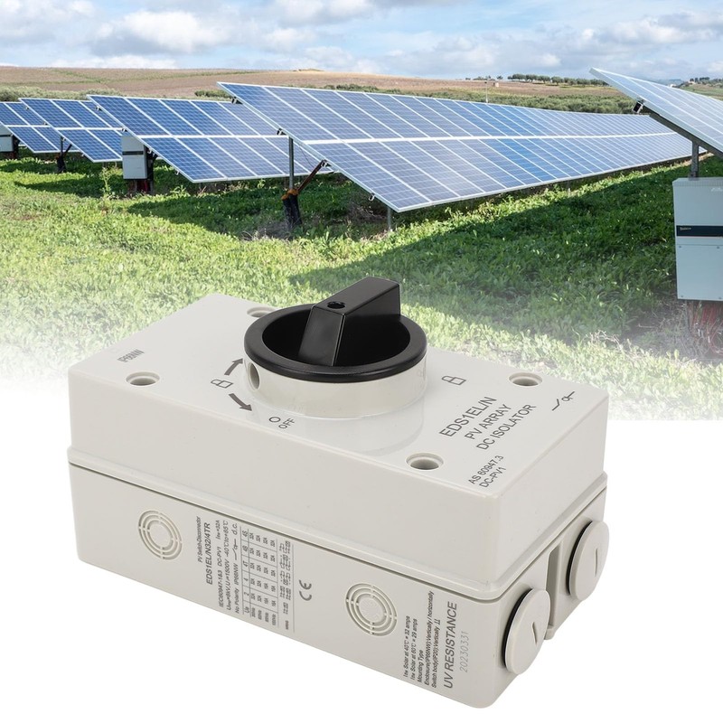 Topyond PV DC Quick Disconnect Switch, 32A IP66 Waterproof Solar
