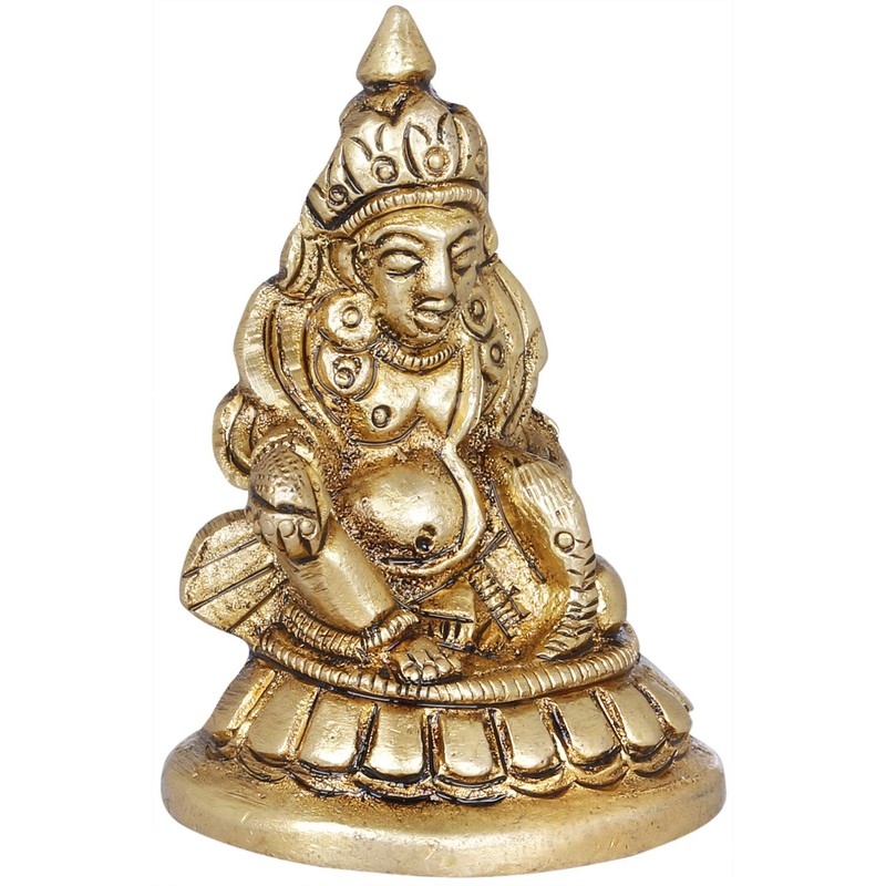 Exotic India Small Kubera, Multi Color