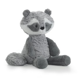 Lambs & Ivy Little Woodland Raccoon Plush,Suki, Gray