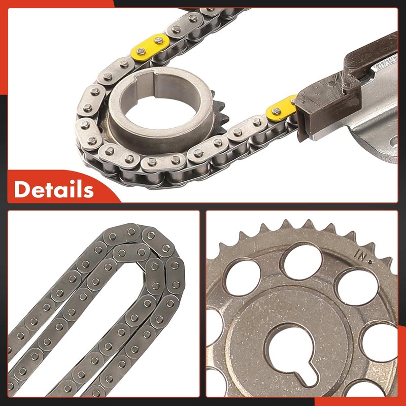 A-Premium 12-PC Engine Timing Chain Kit Compatible with Toyota Camry