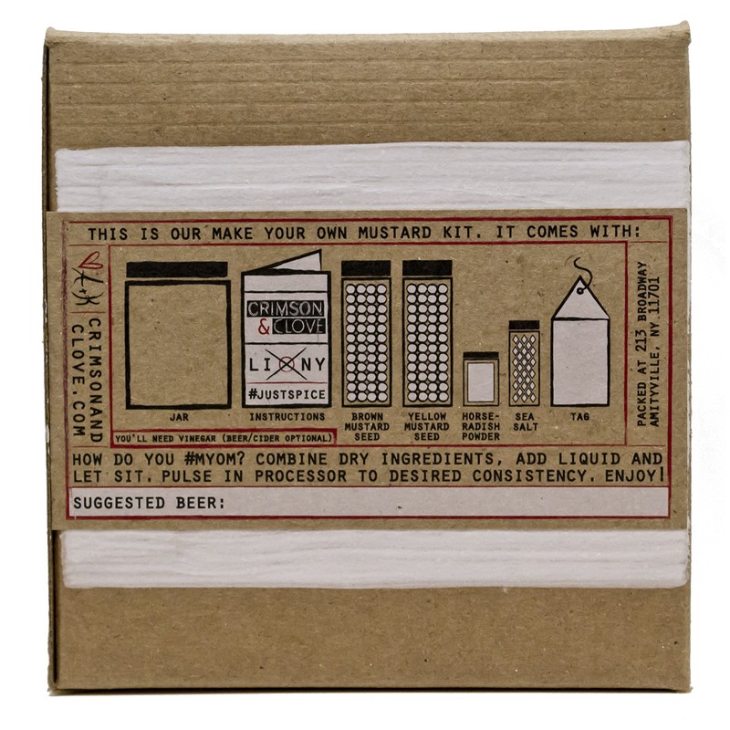 Make Your Own Beer Mustard Kit by Crimson and Clove