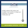 RSVP International Endurance Kitchen Collection Open Stock Measuring Spoon, Stainless