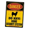 Do Khyi Tibet Great Dane Dog Sign Danger Security System